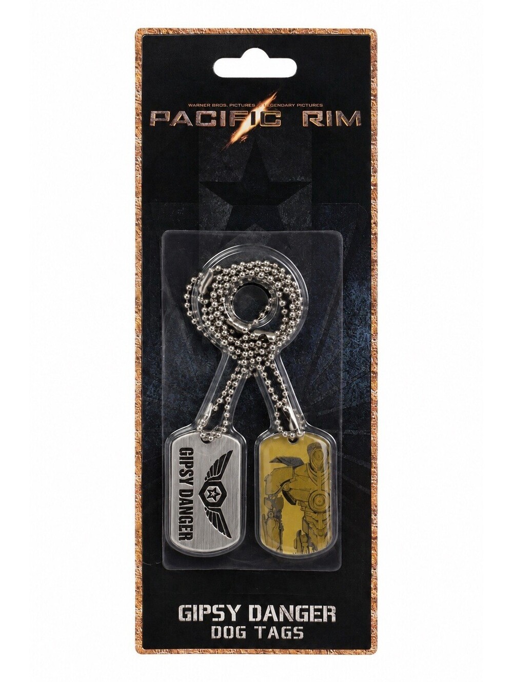 Neca Pacific Rim Gipsy Danger Dog Tags BRAND NEW Sealed Minor Package Wear